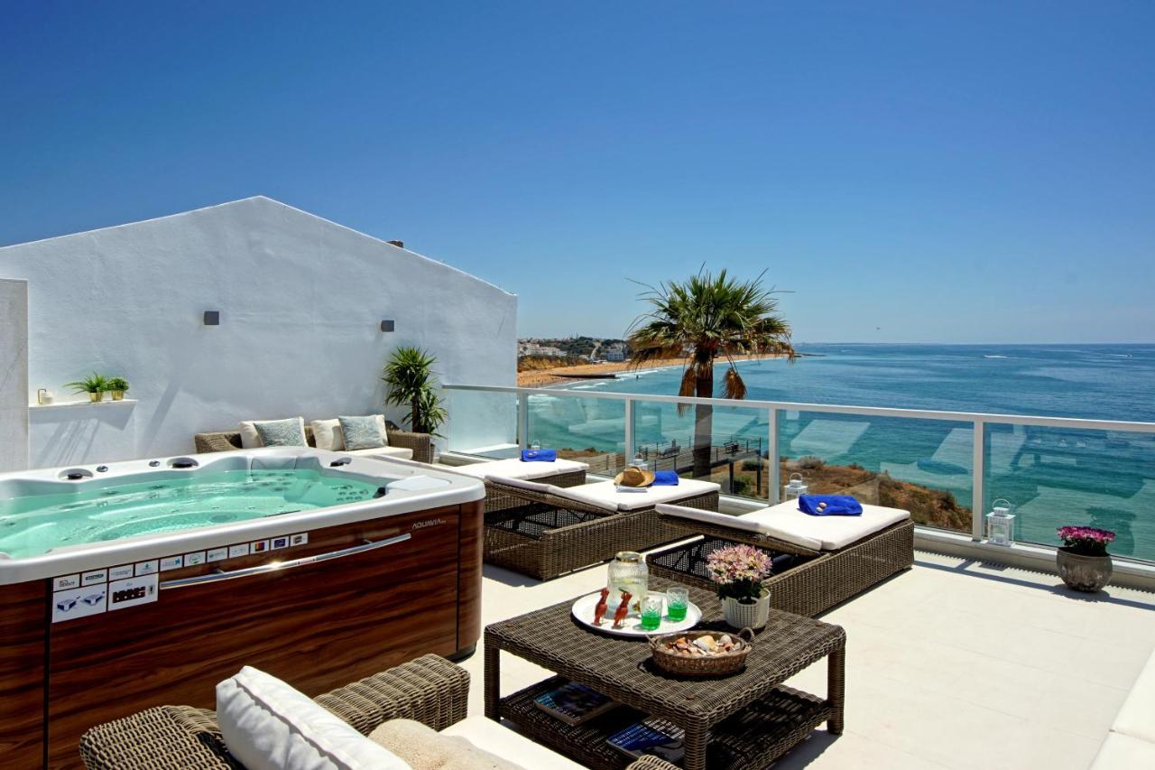 Casa Latino - Oceanfront - Luxury & Charming Villa- Jacuzzi At Rooftop By Dreamvillasalbufeira Kültér fotó